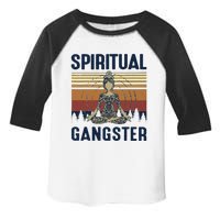 Yoga Spiritual Gangsters Vintage Yoga Lover Toddler Fine Jersey T-Shirt