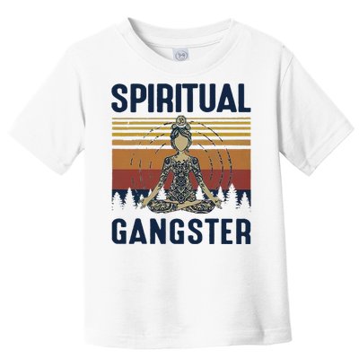 Yoga Spiritual Gangsters Vintage Yoga Lover Toddler T-Shirt