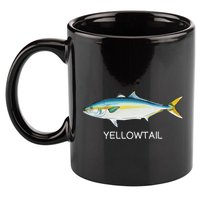 Yellowtail Saltwater Game Fish 11oz C Handle Ceramic Mug