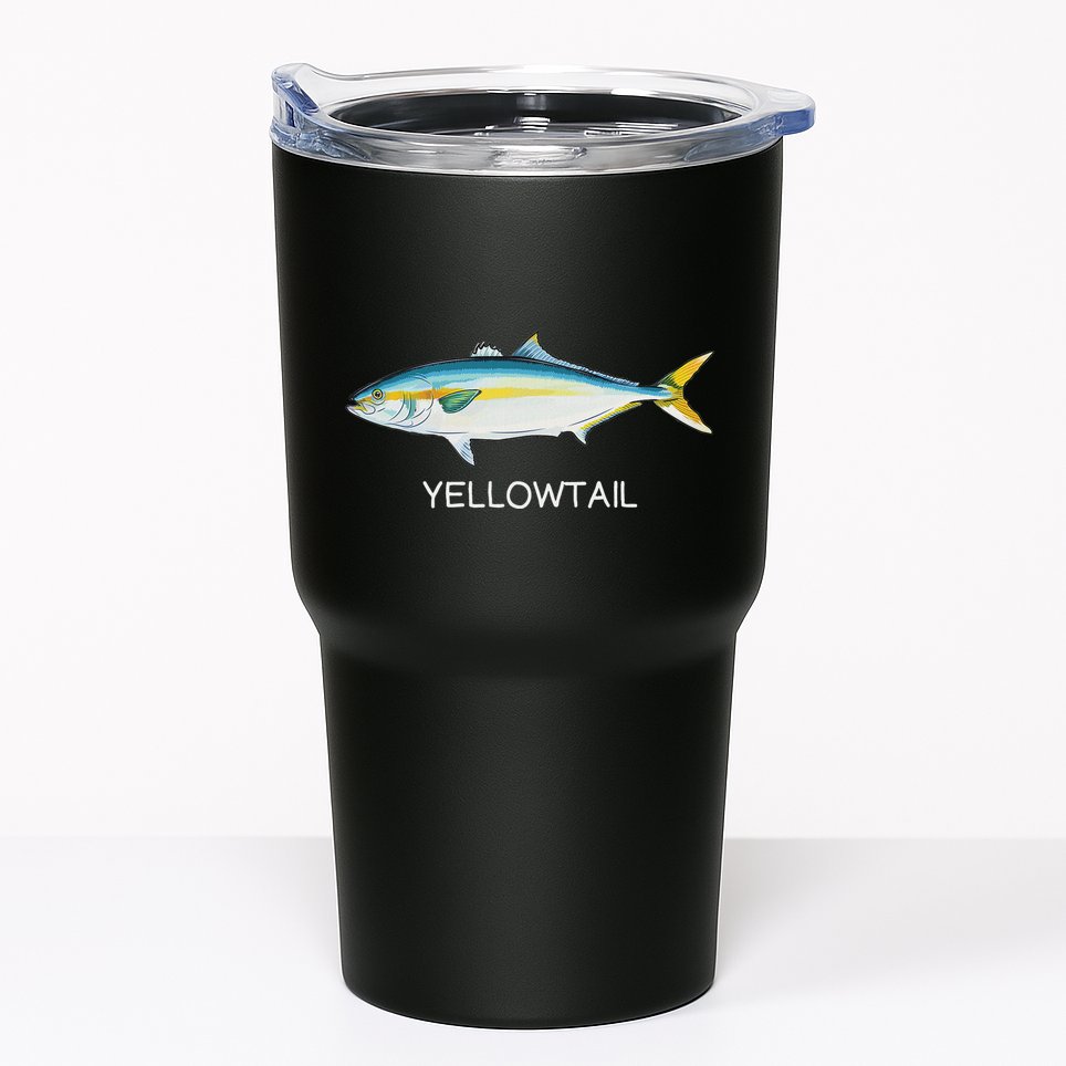Yellowtail Saltwater Game Fish Tumbler