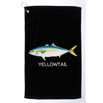 Yellowtail Saltwater Game Fish Golf Towel