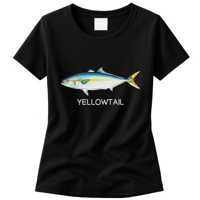 Yellowtail Saltwater Game Fish Womens T-Shirt