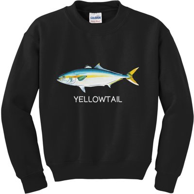 Yellowtail Saltwater Game Fish Kids Sweatshirt