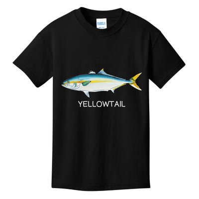 Yellowtail Saltwater Game Fish Kids T-Shirt