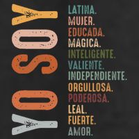 Yo Soy Hispanic Mujer Latina Camisa De Latina Chingona 11oz C Handle Ceramic Mug
