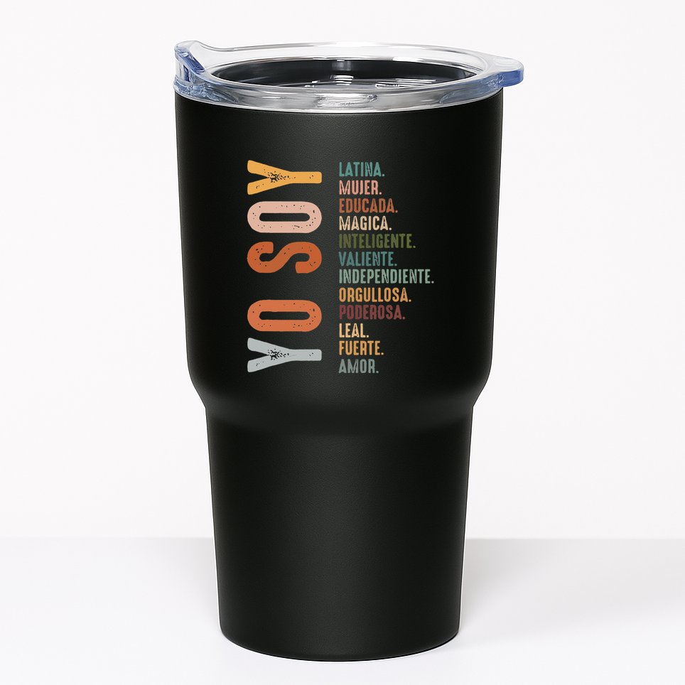 Yo Soy Hispanic Mujer Latina Camisa De Latina Chingona Tumbler