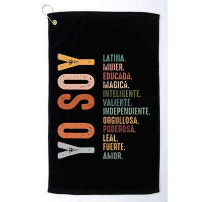 Yo Soy Hispanic Mujer Latina Camisa De Latina Chingona Golf Towel