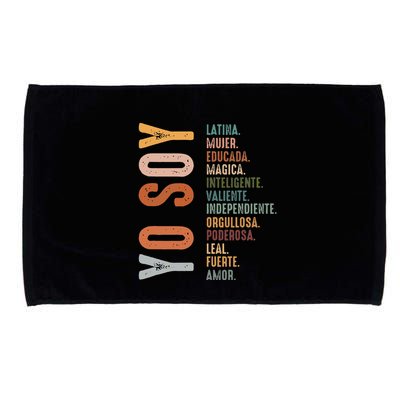 Yo Soy Hispanic Mujer Latina Camisa De Latina Chingona Microfiber Hand Towel