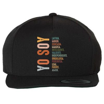 Yo Soy Hispanic Mujer Latina Camisa De Latina Chingona Wool Snapback Cap