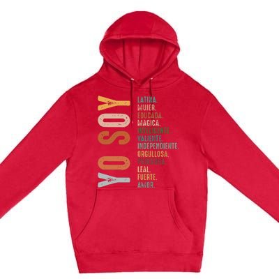 Yo Soy Hispanic Mujer Latina Camisa De Latina Chingona Premium Pullover Hoodie