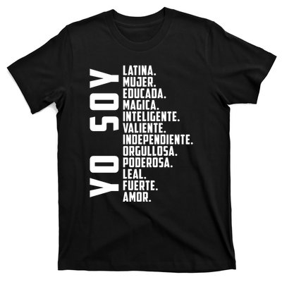 Yo Soy Hispanic Mujer Latina Camisa De Latina Chingona T-Shirt