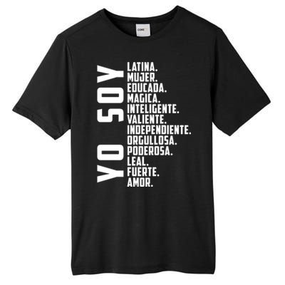 Yo Soy Hispanic Mujer Latina Camisa De Latina Chingona Tall Fusion ChromaSoft Performance T-Shirt