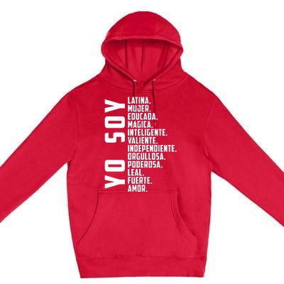 Yo Soy Hispanic Mujer Latina Camisa De Latina Chingona Premium Pullover Hoodie