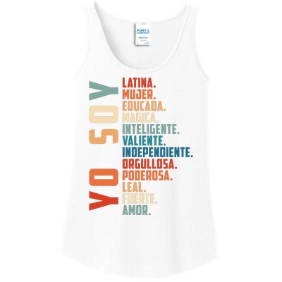 Yo Soy Hispanic Mujer Latina Camisa De Latina Chingona Ladies Essential Tank