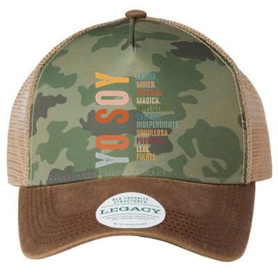Yo Soy Hispanic Mujer Latina Camisa De Latina Chingona Legacy Tie Dye Trucker Hat