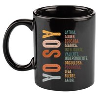 Yo Soy Hispanic Mujer Latina Camisa De Latina Chingona 11oz C Handle Ceramic Mug