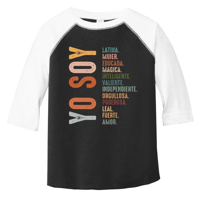 Yo Soy Hispanic Mujer Latina Camisa De Latina Chingona Toddler Fine Jersey T-Shirt