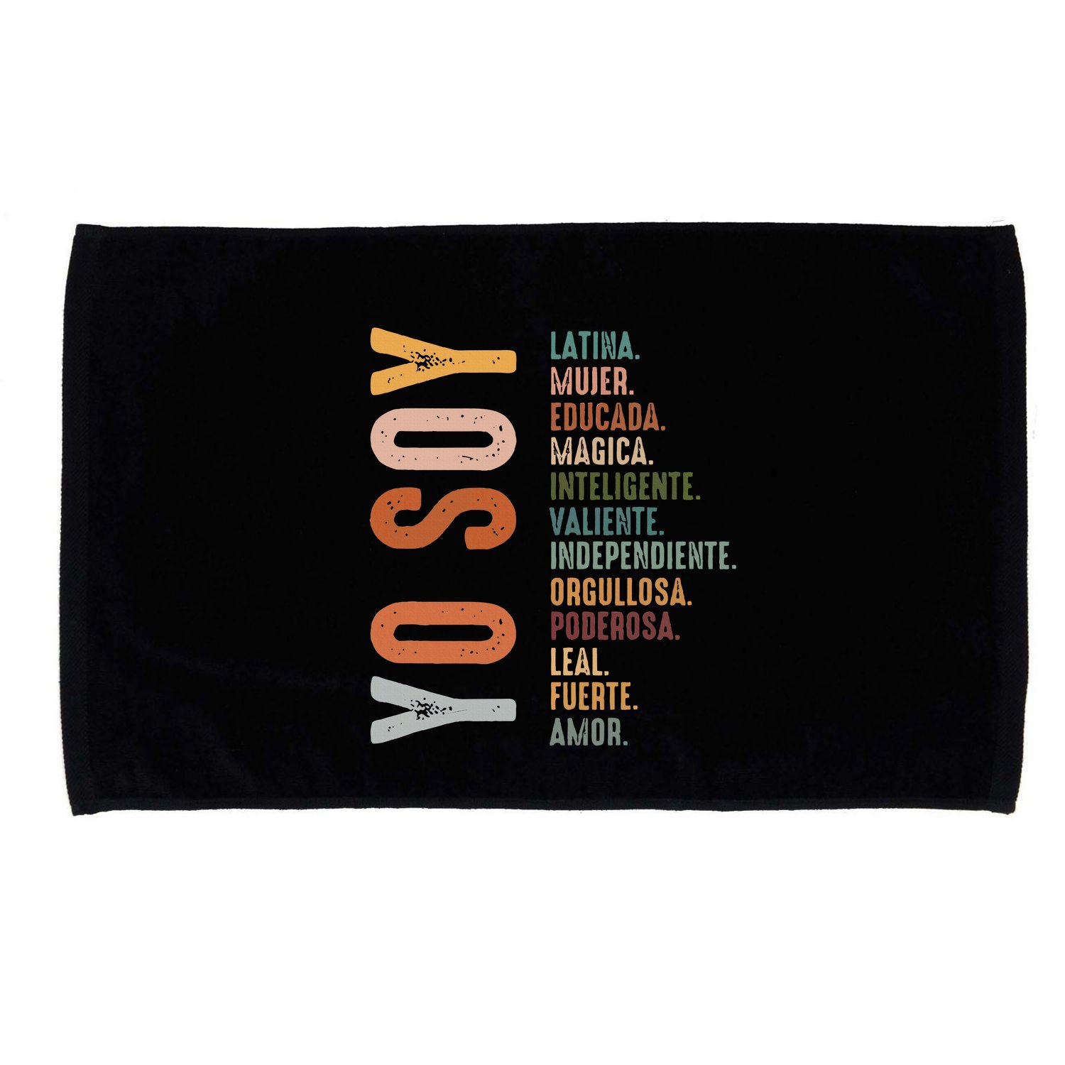 Yo Soy Hispanic Mujer Latina Camisa De Latina Chingona Microfiber Hand Towel