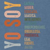 Yo Soy Hispanic Mujer Latina Camisa De Latina Chingona Garment-Dyed Sweatshirt