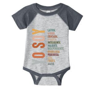 Yo Soy Hispanic Mujer Latina Camisa De Latina Chingona Infant Baby Jersey Bodysuit