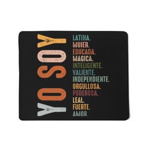 Yo Soy Hispanic Mujer Latina Camisa De Latina Chingona Mousepad