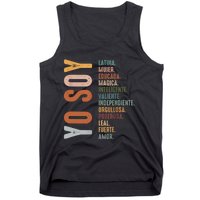 Yo Soy Hispanic Mujer Latina Camisa De Latina Chingona Tank Top