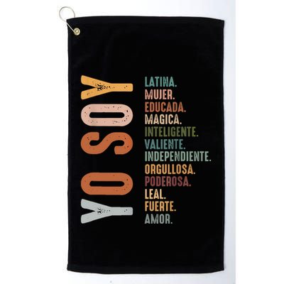 Yo Soy Hispanic Mujer Latina Camisa De Latina Chingona Golf Towel