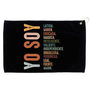 Yo Soy Hispanic Mujer Latina Camisa De Latina Chingona Grommeted Golf Towel