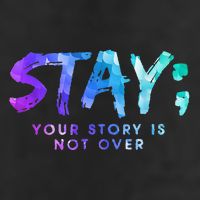Your Story Is Not Over Stay Suicide Prevention Awareness Adult Drive Performance Visor