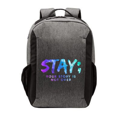 Your Story Is Not Over Stay Suicide Prevention Awareness Vector Backpack