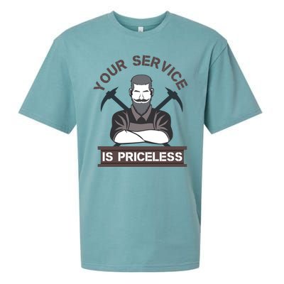 Your Service Is Priceless Sueded Cloud Jersey T-Shirt