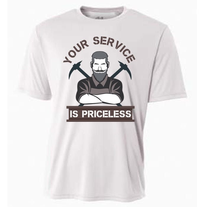 Your Service Is Priceless Cooling Performance Crew T-Shirt