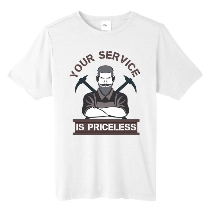 Your Service Is Priceless Tall Fusion ChromaSoft Performance T-Shirt