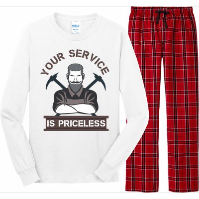 Your Service Is Priceless Long Sleeve Pajama Set