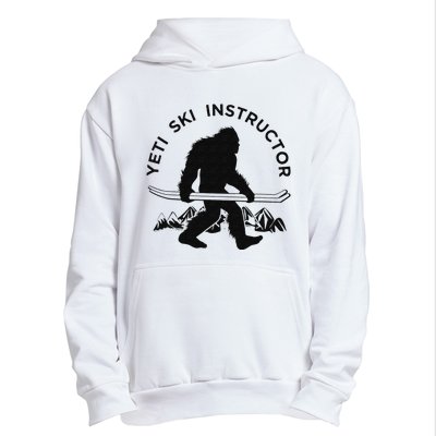 Yeti Ski Instructor Mountain Ape Snowman Skiin Urban Pullover Hoodie