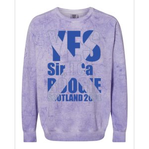 Yes Sir I Can Boogie! Scottish Flag Scotland Colorblast Crewneck Sweatshirt