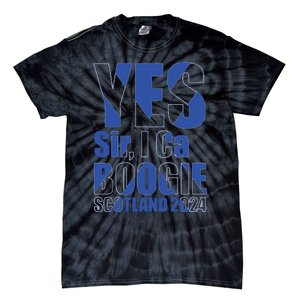 Yes Sir I Can Boogie! Scottish Flag Scotland Tie-Dye T-Shirt