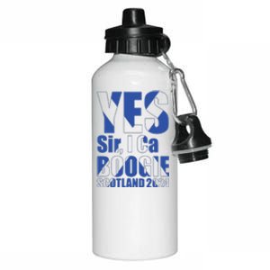 Yes Sir I Can Boogie! Scottish Flag Scotland Aluminum Water Bottle