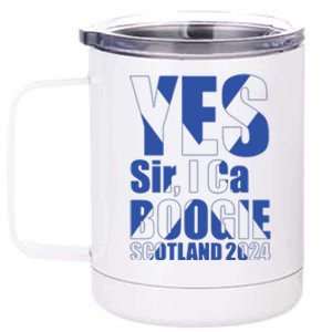 Yes Sir I Can Boogie! Scottish Flag Scotland 12 oz Stainless Steel Tumbler Cup