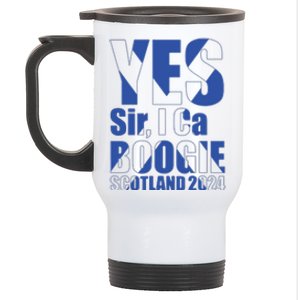 Yes Sir I Can Boogie! Scottish Flag Scotland Stainless Steel Travel Mug