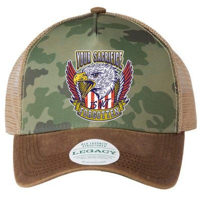 Your Sacrifice Is Not Forgotten Legacy Tie Dye Trucker Hat