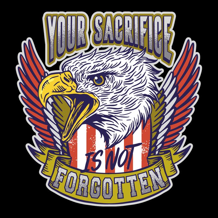 Your Sacrifice Is Not Forgotten 16 in Basic Backpack