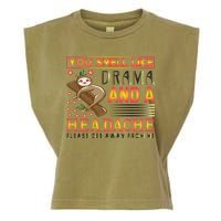 You Smell Like Drama And A Headache Please Get Away From Me Garment-Dyed Women's Muscle Tee