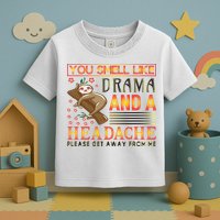 You Smell Like Drama And A Headache Please Get Away From Me Toddler T-Shirt