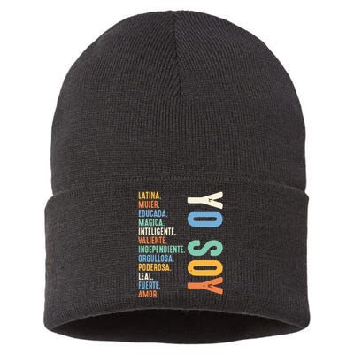 Yo Soy Latin Sustainable Knit Beanie