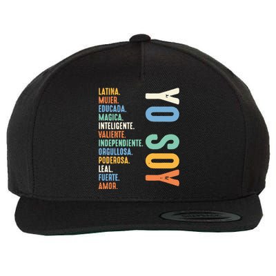 Yo Soy Latin Wool Snapback Cap