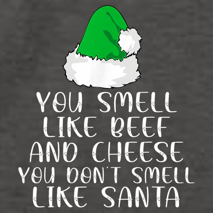 You Smells Like Beef And Cheese Dont Smells Like Santa Elf Vector Backpack