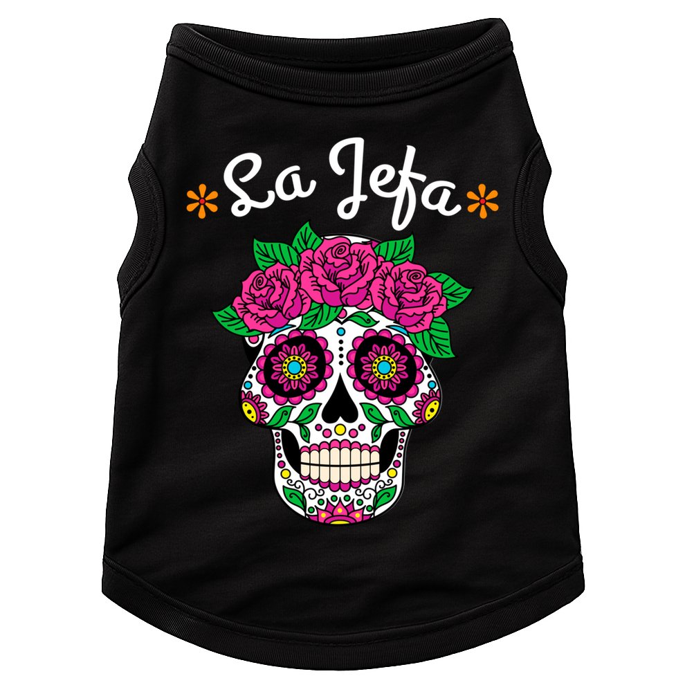Yo Soy La Jefa Dia De Los Muertos Day Of The Dead Cute Gift Doggie Tank