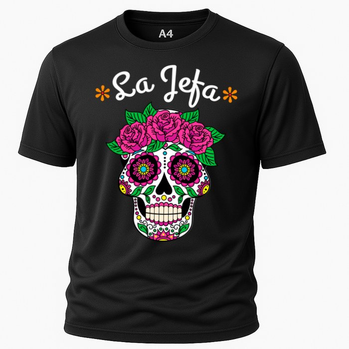 Yo Soy La Jefa Dia De Los Muertos Day Of The Dead Cute Gift Cooling Performance Crew T-Shirt
