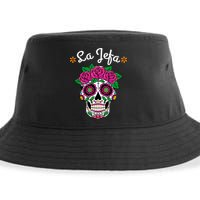 Yo Soy La Jefa Dia De Los Muertos Day Of The Dead Cute Gift Sustainable Bucket Hat